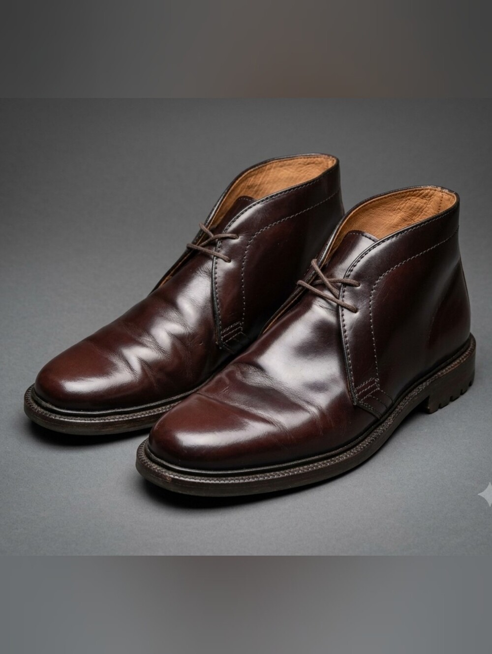 J. Crew Men's Chukka Boots in Dark Brown Leather